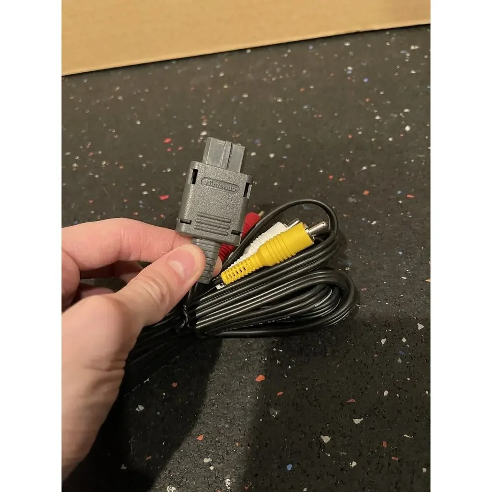 OFFICIAL ORIGINAL OEM Super Nintendo N64 Gamecube SNES AV RCA Video Cable